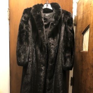 Full Length Black Mink Coat